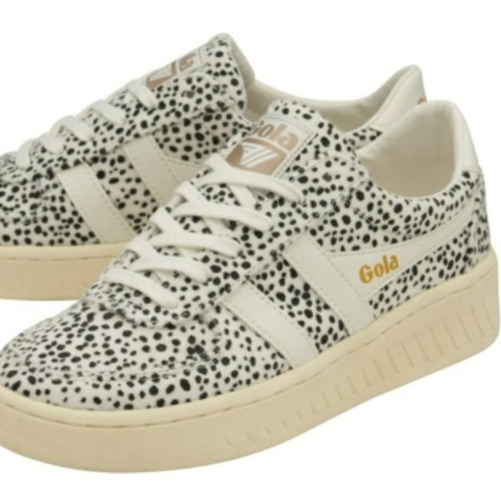 Gola Classics Women's Grandslam Cheetah‎ Print Classic Sneakers Shoes Size 5